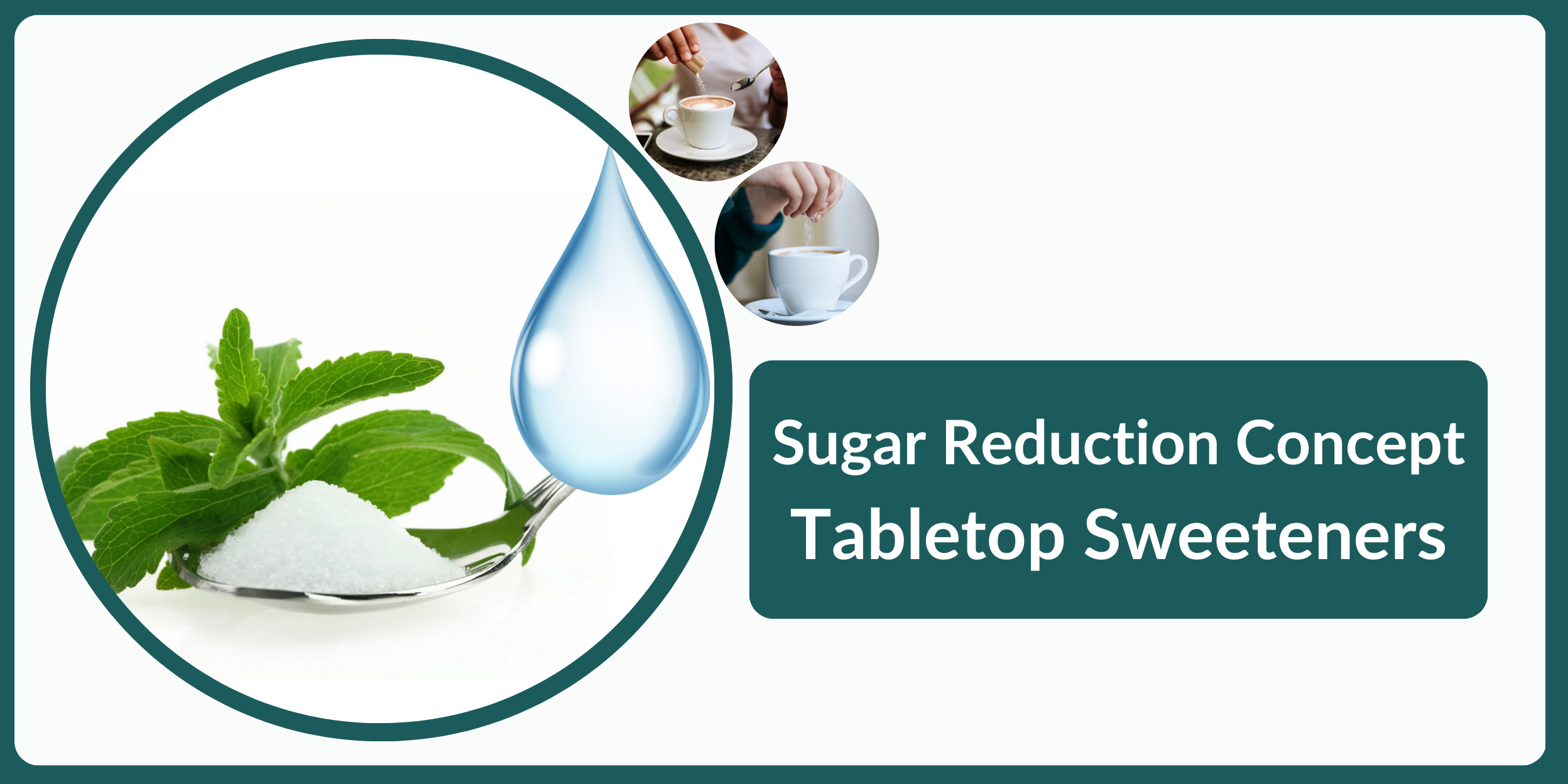 Sugar Reduction Concept Tabletop Sweeteners